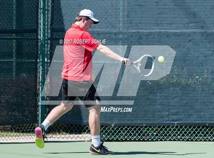 Thumbnail 2 in Jesuit vs. James Logan (CIF NorCal Regional Tennis Championships) photogallery.
