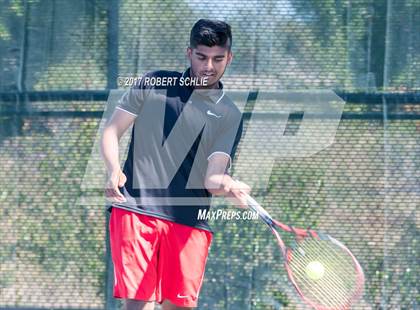 Thumbnail 2 in Jesuit vs. James Logan (CIF NorCal Regional Tennis Championships) photogallery.