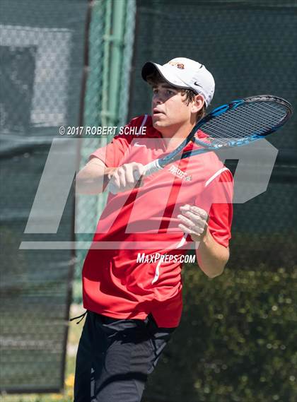 Thumbnail 1 in Jesuit vs. James Logan (CIF NorCal Regional Tennis Championships) photogallery.