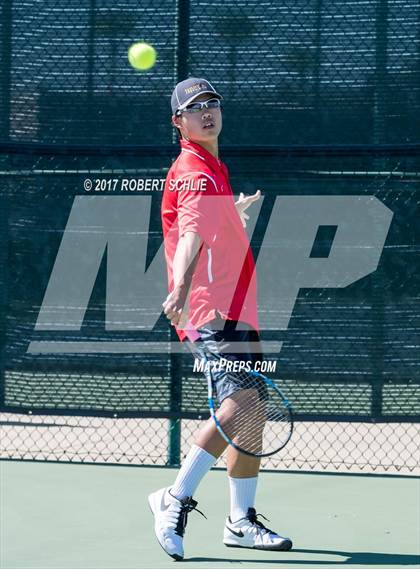 Thumbnail 1 in Jesuit vs. James Logan (CIF NorCal Regional Tennis Championships) photogallery.