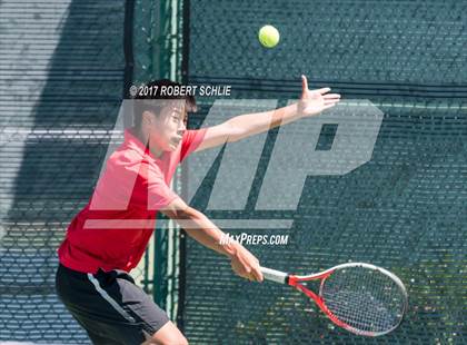 Thumbnail 3 in Jesuit vs. James Logan (CIF NorCal Regional Tennis Championships) photogallery.