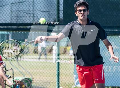 Thumbnail 3 in Jesuit vs. James Logan (CIF NorCal Regional Tennis Championships) photogallery.