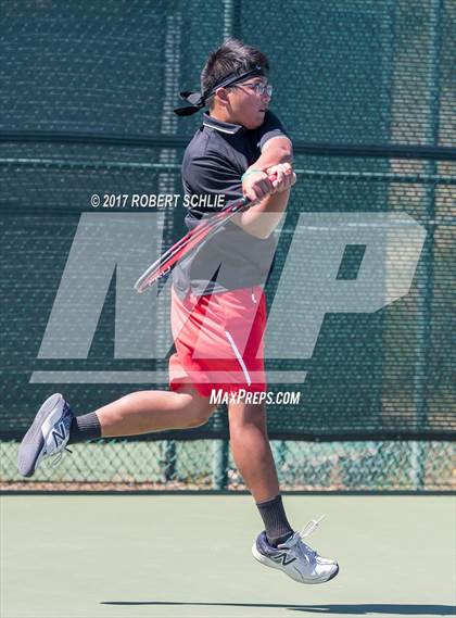Thumbnail 1 in Jesuit vs. James Logan (CIF NorCal Regional Tennis Championships) photogallery.