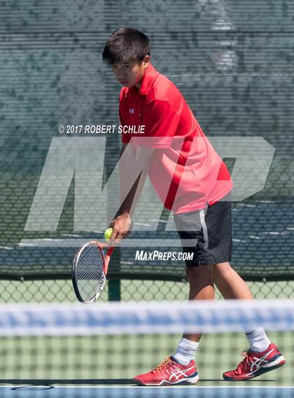 Thumbnail 1 in Jesuit vs. James Logan (CIF NorCal Regional Tennis Championships) photogallery.