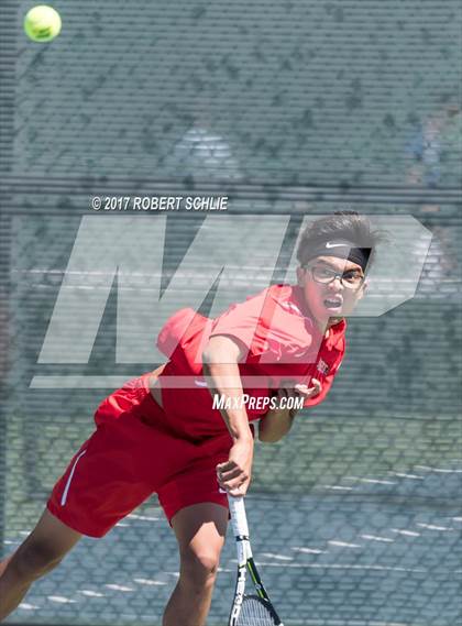 Thumbnail 1 in Jesuit vs. James Logan (CIF NorCal Regional Tennis Championships) photogallery.