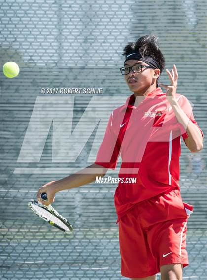 Thumbnail 3 in Jesuit vs. James Logan (CIF NorCal Regional Tennis Championships) photogallery.