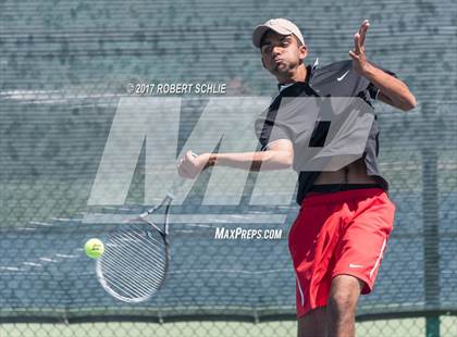 Thumbnail 2 in Jesuit vs. James Logan (CIF NorCal Regional Tennis Championships) photogallery.