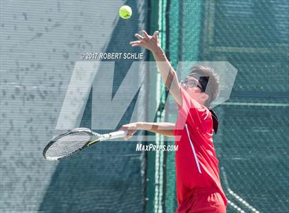 Thumbnail 2 in Jesuit vs. James Logan (CIF NorCal Regional Tennis Championships) photogallery.