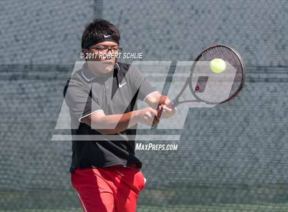 Thumbnail 2 in Jesuit vs. James Logan (CIF NorCal Regional Tennis Championships) photogallery.