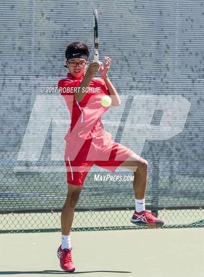 Thumbnail 1 in Jesuit vs. James Logan (CIF NorCal Regional Tennis Championships) photogallery.
