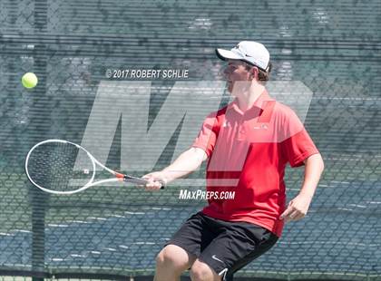 Thumbnail 3 in Jesuit vs. James Logan (CIF NorCal Regional Tennis Championships) photogallery.