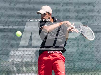 Thumbnail 3 in Jesuit vs. James Logan (CIF NorCal Regional Tennis Championships) photogallery.