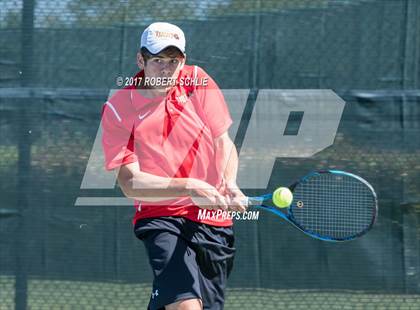 Thumbnail 3 in Jesuit vs. James Logan (CIF NorCal Regional Tennis Championships) photogallery.