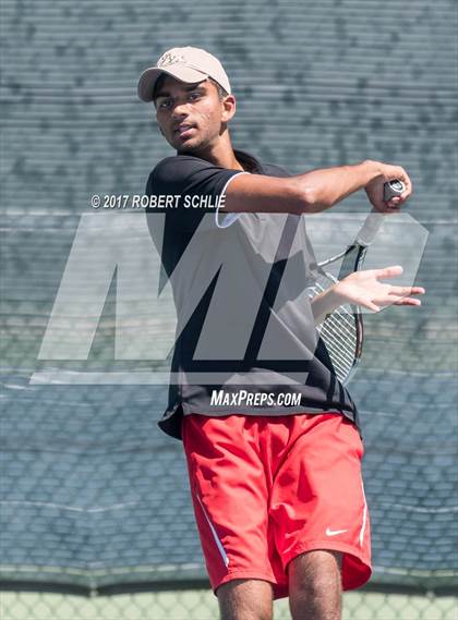 Thumbnail 2 in Jesuit vs. James Logan (CIF NorCal Regional Tennis Championships) photogallery.