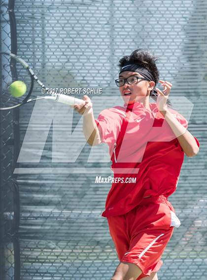 Thumbnail 1 in Jesuit vs. James Logan (CIF NorCal Regional Tennis Championships) photogallery.