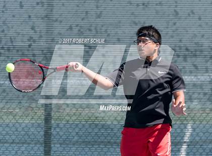 Thumbnail 3 in Jesuit vs. James Logan (CIF NorCal Regional Tennis Championships) photogallery.