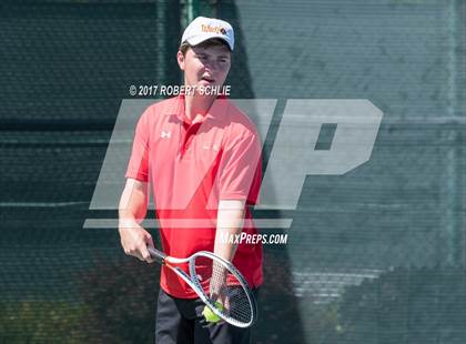 Thumbnail 2 in Jesuit vs. James Logan (CIF NorCal Regional Tennis Championships) photogallery.