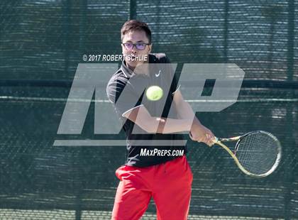 Thumbnail 2 in Jesuit vs. James Logan (CIF NorCal Regional Tennis Championships) photogallery.
