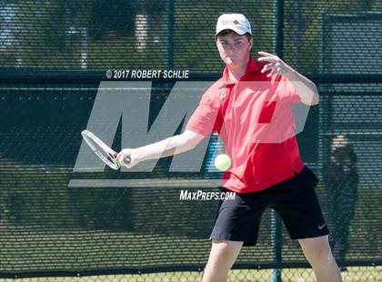 Thumbnail 3 in Jesuit vs. James Logan (CIF NorCal Regional Tennis Championships) photogallery.