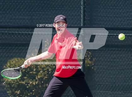 Thumbnail 3 in Jesuit vs. James Logan (CIF NorCal Regional Tennis Championships) photogallery.