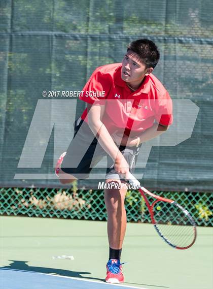 Thumbnail 1 in Jesuit vs. James Logan (CIF NorCal Regional Tennis Championships) photogallery.