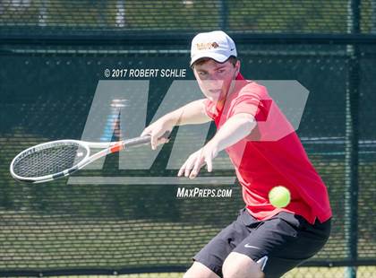 Thumbnail 2 in Jesuit vs. James Logan (CIF NorCal Regional Tennis Championships) photogallery.