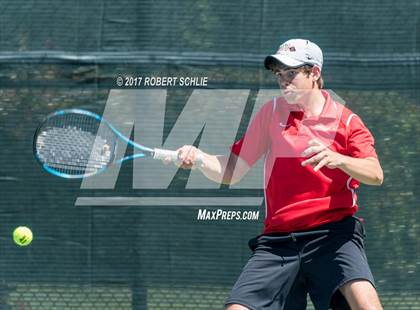 Thumbnail 3 in Jesuit vs. James Logan (CIF NorCal Regional Tennis Championships) photogallery.