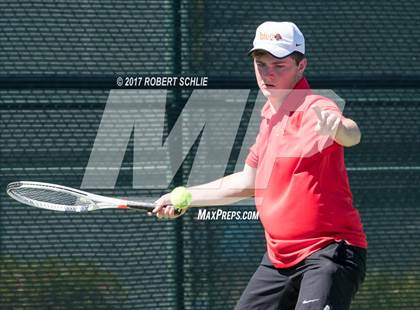 Thumbnail 3 in Jesuit vs. James Logan (CIF NorCal Regional Tennis Championships) photogallery.