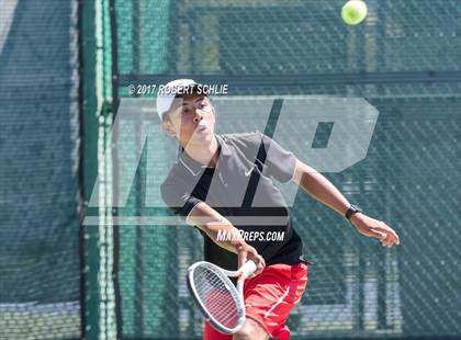 Thumbnail 1 in Jesuit vs. James Logan (CIF NorCal Regional Tennis Championships) photogallery.