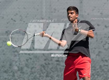 Thumbnail 2 in Jesuit vs. James Logan (CIF NorCal Regional Tennis Championships) photogallery.