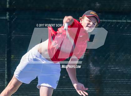 Thumbnail 2 in Jesuit vs. James Logan (CIF NorCal Regional Tennis Championships) photogallery.