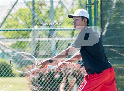 Thumbnail 2 in Jesuit vs. James Logan (CIF NorCal Regional Tennis Championships) photogallery.