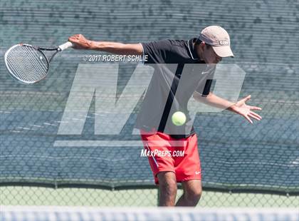 Thumbnail 3 in Jesuit vs. James Logan (CIF NorCal Regional Tennis Championships) photogallery.
