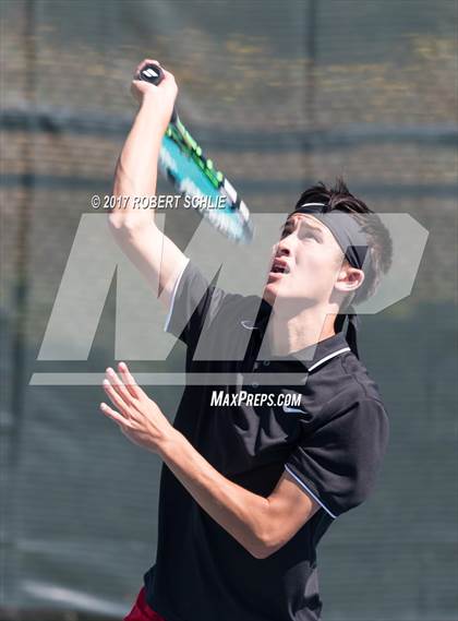 Thumbnail 3 in Jesuit vs. James Logan (CIF NorCal Regional Tennis Championships) photogallery.
