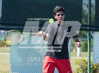 Thumbnail 3 in Jesuit vs. James Logan (CIF NorCal Regional Tennis Championships) photogallery.