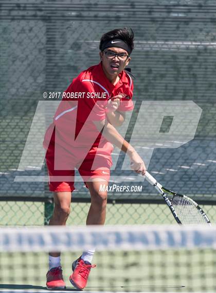 Thumbnail 1 in Jesuit vs. James Logan (CIF NorCal Regional Tennis Championships) photogallery.