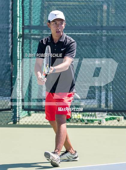 Thumbnail 2 in Jesuit vs. James Logan (CIF NorCal Regional Tennis Championships) photogallery.