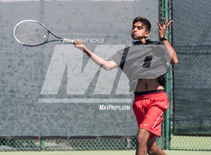 Thumbnail 2 in Jesuit vs. James Logan (CIF NorCal Regional Tennis Championships) photogallery.
