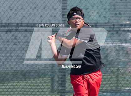 Thumbnail 2 in Jesuit vs. James Logan (CIF NorCal Regional Tennis Championships) photogallery.