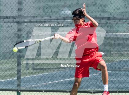 Thumbnail 2 in Jesuit vs. James Logan (CIF NorCal Regional Tennis Championships) photogallery.