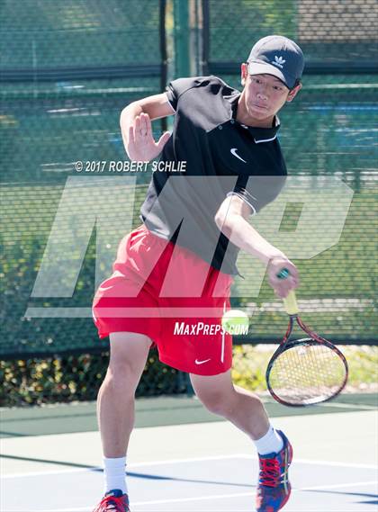 Thumbnail 1 in Jesuit vs. James Logan (CIF NorCal Regional Tennis Championships) photogallery.