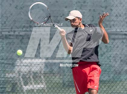 Thumbnail 2 in Jesuit vs. James Logan (CIF NorCal Regional Tennis Championships) photogallery.