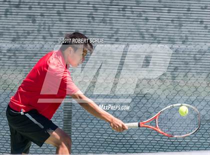 Thumbnail 3 in Jesuit vs. James Logan (CIF NorCal Regional Tennis Championships) photogallery.