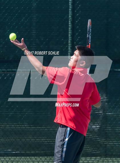 Thumbnail 2 in Jesuit vs. James Logan (CIF NorCal Regional Tennis Championships) photogallery.