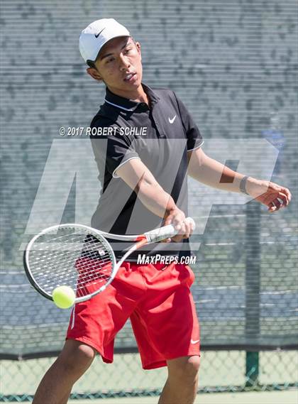 Thumbnail 1 in Jesuit vs. James Logan (CIF NorCal Regional Tennis Championships) photogallery.
