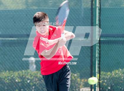 Thumbnail 1 in Jesuit vs. James Logan (CIF NorCal Regional Tennis Championships) photogallery.