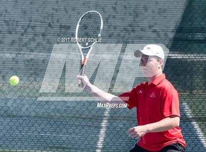 Thumbnail 2 in Jesuit vs. James Logan (CIF NorCal Regional Tennis Championships) photogallery.