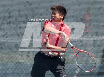 Thumbnail 1 in Jesuit vs. James Logan (CIF NorCal Regional Tennis Championships) photogallery.