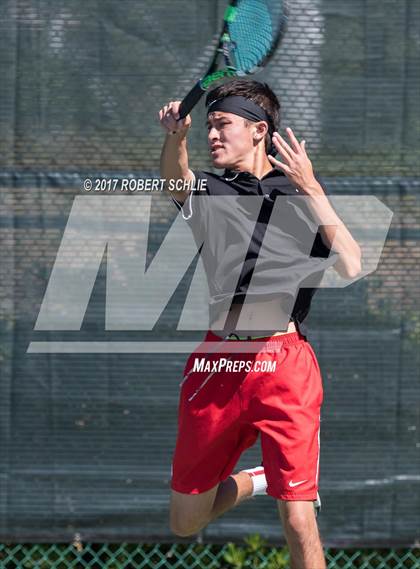 Thumbnail 1 in Jesuit vs. James Logan (CIF NorCal Regional Tennis Championships) photogallery.
