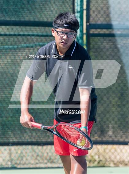 Thumbnail 3 in Jesuit vs. James Logan (CIF NorCal Regional Tennis Championships) photogallery.